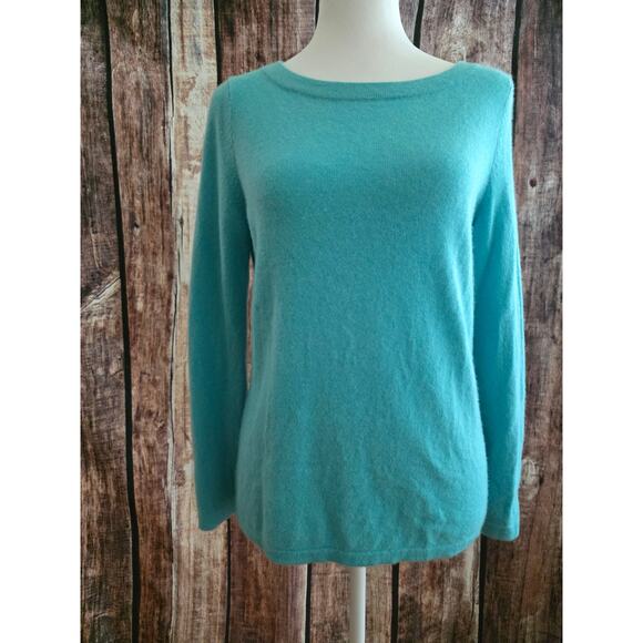 Talbots 100% Cashmere Sweater Size Large Petite - Picture 2 of 6